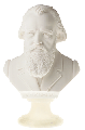 Image of Brahms - Italian alabaster Composer Bust