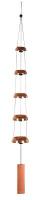 Woodstock Wind Chimes Temple Bells - Quintet in Copper