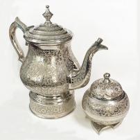 Zimbalist Teapot and Caddy Set