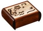 Silent Trick Box with Musical Notes