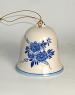 Delft blue bell ornament