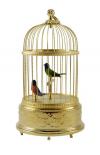 Reuge Collection Voliere de la Cour Singing Birds in  Gilt brass Cage 