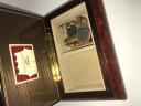 Reuge Baby Building Blocks walnut music box interior view