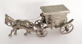 Zimbalist Cart with Burro Music Box