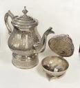 Zimbalist teapot with opened caddy