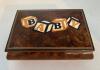 Reuge music box for Baby with inlaid building blocks design