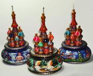 Saint Basil Cathedral rotating musical figurine