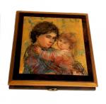 Young Mother or Big Sister with Baby