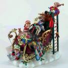 Animated elves pack up Santa's sleigh