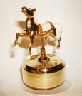 24K gold Plated Horse