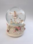 Ballerina Revolving Glitter Globe