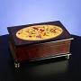 Classic Floral Wooden Musical Jewelry Box