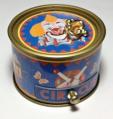 Keepsake Musical Box with Circus Clown Face