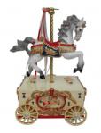 Carousel Horse on Musical Cart
