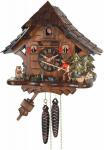 11" One Day Cuckoo Clock Cottage Fisherman