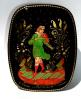 Russian Enamel Box with Violinist