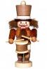 A Nutcracker Miniature Drummer in Natural Woods