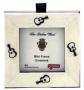 Mini Photo Frame Ornament White Finish with little guitar design