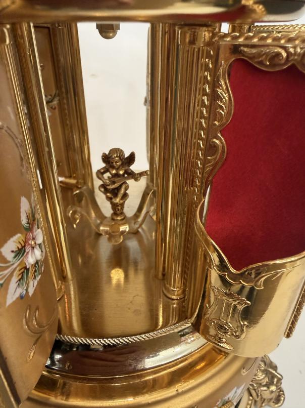 Large Gold Carousel Music Box 2