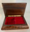  Baby Building Blocks inlaid on walnut music box - interior view