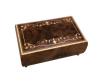 Jewwelry box with traditional Arabesque Border on Elm Box 