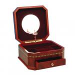 Jewelry Box Octagon Shaped Brown with Ballerina