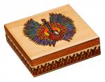Silent Square Box with intricate Guitar Design