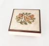 Musical Ring Box with Floral Inlay 