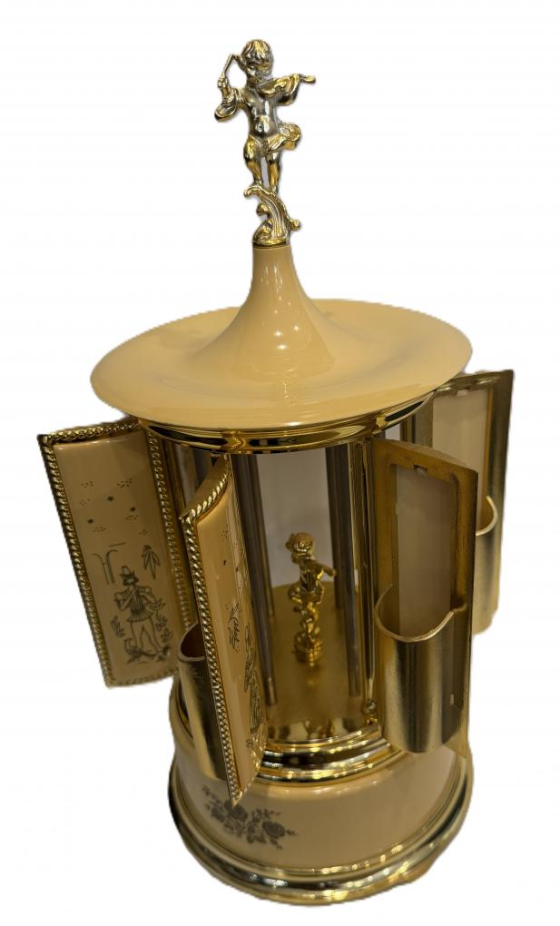 Lage Reuge Polymer Carousel Mosque in Butterscotcj 1