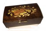 Vintage Violin Inlay on Walnut box