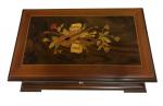 Guitar Inlay on Walnut Chest with 3.72 Swiss movement