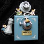 Multi Action Wooden telephone  Music Box by Pelman Mice on Telephone