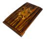 Zebra wood with Italian Instrumental Inlay, Musical Box 3.72 notes