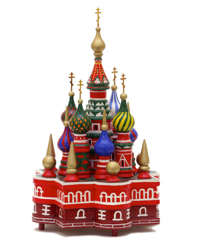 Saint Basil's Cathedral Revolving Music Box