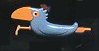 Funny Face Toucan or Myna Bird Slide Whistle