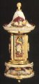 Capodimonte Carousel Small Musical Creme Background