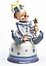 Baby Clown Jester Musical Figurine