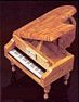 olivewood piano music box