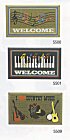 Welcome Door Mat - 3 Musical Designs