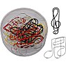 Paper Clips with a Musical Theme