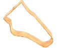 Cookie Cutter Deluxe Copper Ballet Slipper