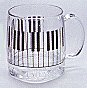 Mugs - One Glass Mug (instrument & notes)
