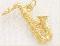 Charms 14K saxophone