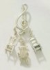Sterling Silver Pin Musical Chairs