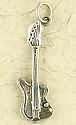 Sterling Silver Charm or Pendant Electric Guitar