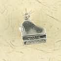 Sterling Silver Charm or Pendant Piano (moveable)