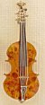 Amber and Sterling Pin Cello or Violin