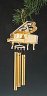 Chimes with Piano 24K with Austrian Crystals