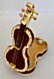 Bejeweled Cello Box (Small  Brown)
