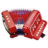 Child's red accordian